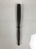 Japanese Buddhist Orin Bell Singing Bowl Wooden Striker Vtg Carved Brown BT38-OT - Buddhist-chidorivintage.com