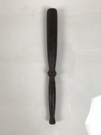 Japanese Buddhist Orin Bell Singing Bowl Wooden Striker Vtg Carved Brown BT38-OT - Buddhist-chidorivintage.com