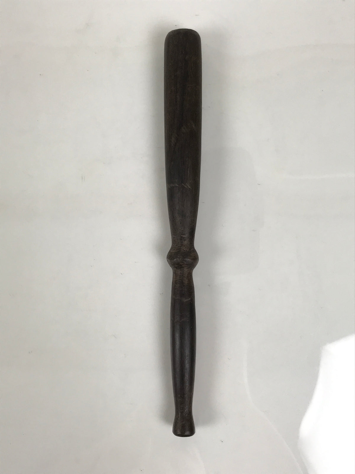 Japanese Buddhist Orin Bell Singing Bowl Wooden Striker Vtg Carved Brown BT38-OT - Buddhist-chidorivintage.com
