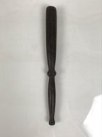 Japanese Buddhist Orin Bell Singing Bowl Wooden Striker Vtg Carved Brown BT38-OT - Buddhist-chidorivintage.com