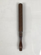 Japanese Buddhist Orin Bell Singing Bowl Wooden Striker Vtg Carved Brown BT39-OT - Buddhist-chidorivintage.com