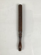 Japanese Buddhist Orin Bell Singing Bowl Wooden Striker Vtg Carved Brown BT39-OT - Buddhist-chidorivintage.com