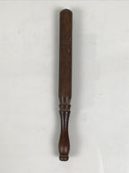 Japanese Buddhist Orin Bell Singing Bowl Wooden Striker Vtg Carved Brown BT39-OT - Buddhist-chidorivintage.com