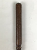 Japanese Buddhist Orin Bell Singing Bowl Wooden Striker Vtg Carved Brown BT39-OT - Buddhist-chidorivintage.com