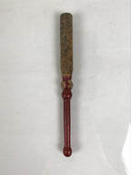 Antique Japanese Buddhist Orin Bell Singing Bowl Wooden Striker Red Lacquer BT41-OT - Buddhist-chidorivintage.com