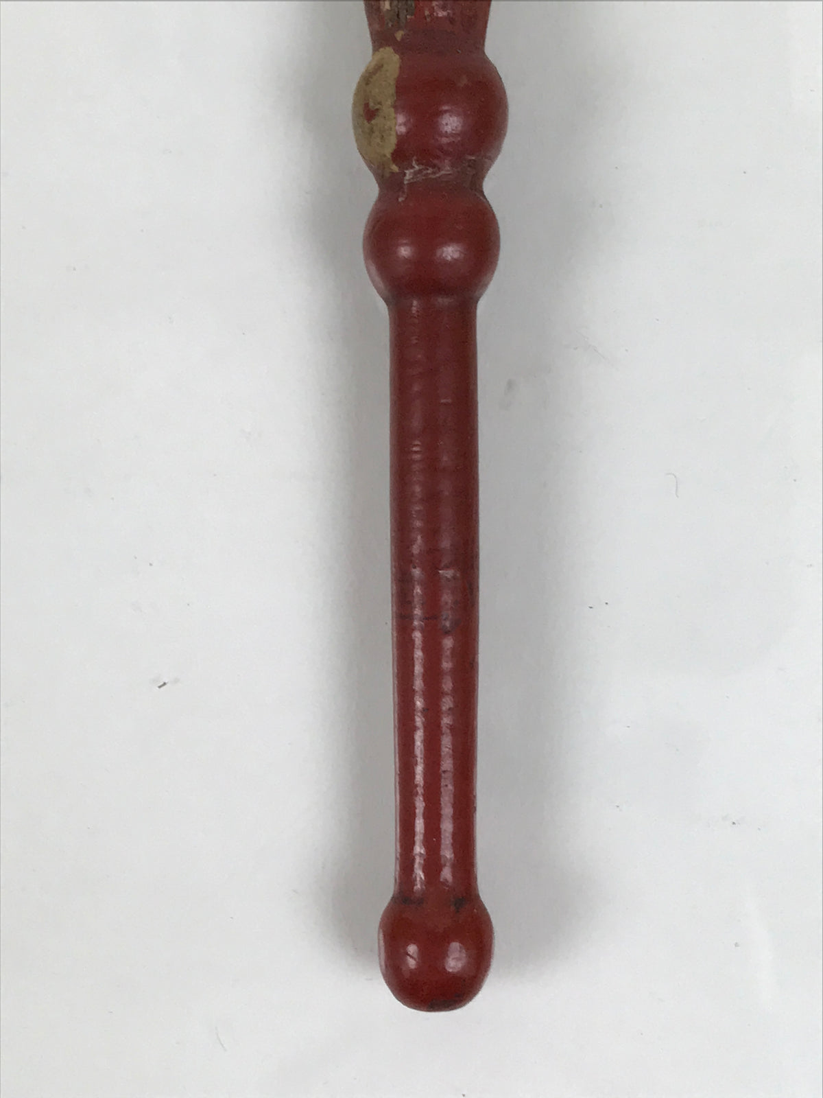 Antique Japanese Buddhist Orin Bell Singing Bowl Wooden Striker Red Lacquer BT41-OT - Buddhist-chidorivintage.com