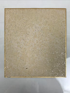 Japanese Shikishi Art Board Vtg Painting Sumie Running Horse Kanji Uma Gray A860-AD - Painting-chidorivintage.com