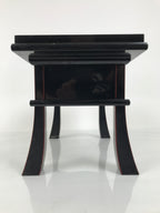 Japanese Buddhist Altar Fitting Lacquer Kyozukue Offering Table Black Red BA978-OT - Buddhist-chidorivintage.com