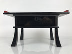 Japanese Buddhist Altar Fitting Lacquer Kyozukue Offering Table Black Red BA979-OT - Buddhist-chidorivintage.com