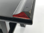 Japanese Buddhist Altar Fitting Lacquer Kyozukue Offering Table Black Red BA979-OT - Buddhist-chidorivintage.com