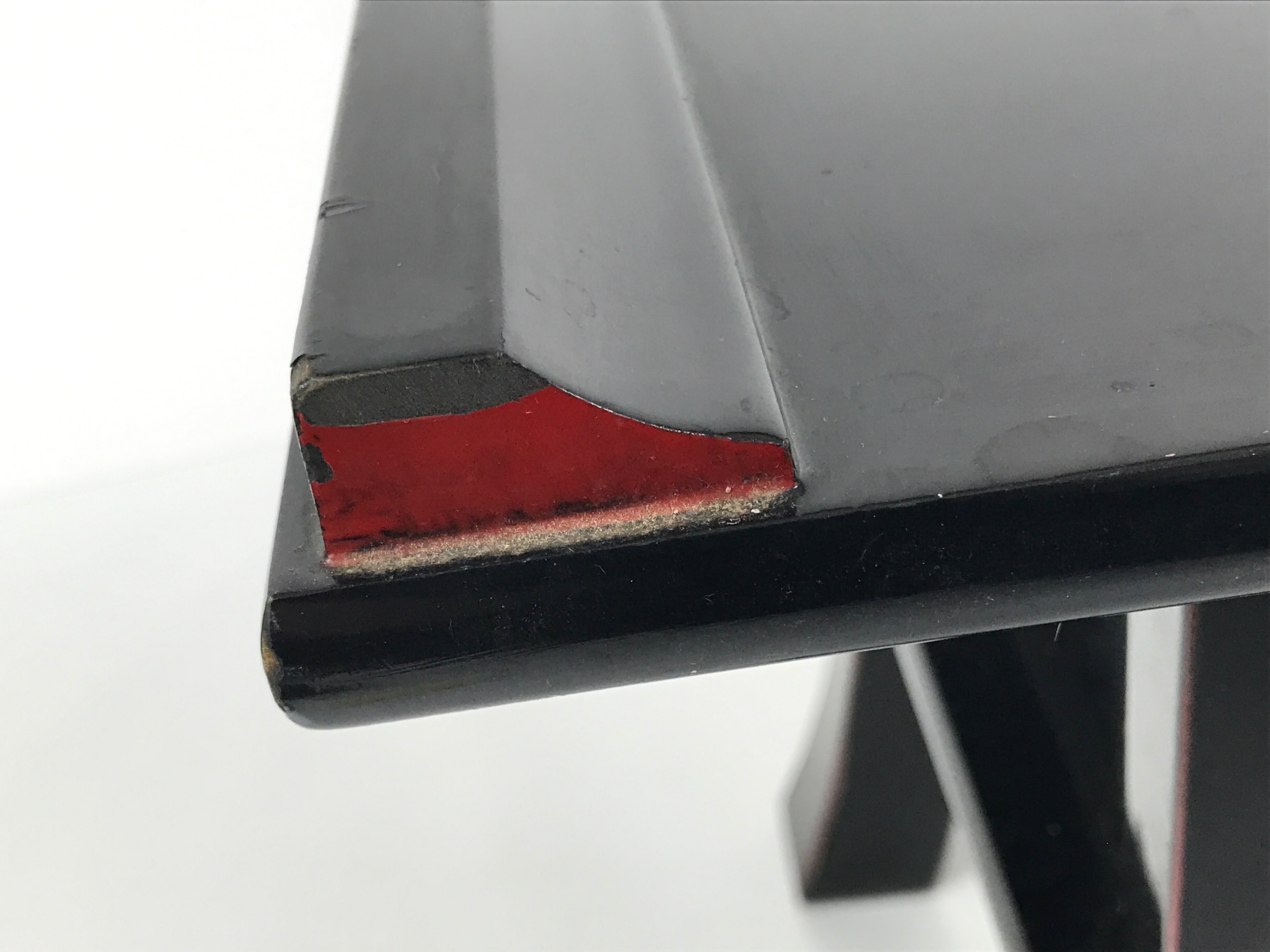 Japanese Buddhist Altar Fitting Lacquer Kyozukue Offering Table Black Red BA979-OT - Buddhist-chidorivintage.com