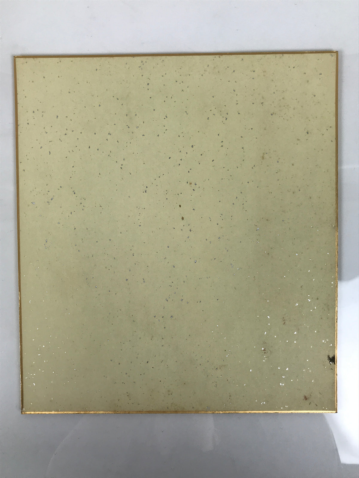Japanese Shikishi Art Board Vtg Calligraphy Shodo Kanji Circle Black White A873-AD - Painting-chidorivintage.com