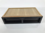 Japanese Buddhist Altar Fitting Wooden Kyozukue Vtg Offering Table Brown BA980-OT - Buddhist-chidorivintage.com