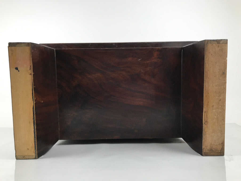 Japanese Buddhist Altar Fitting Wooden Kyozukue Vtg Offering Table Brown BA981-OT - Buddhist-chidorivintage.com