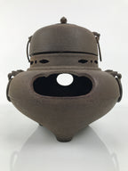 Antique Japanese Cast Iron Kettle Chagama Brazier Furo Set Pot Tea Ceremony C35-KT - Kettle-chidorivintage.com