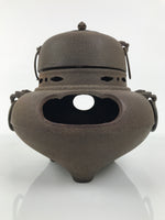 Antique Japanese Cast Iron Kettle Chagama Brazier Furo Set Pot Tea Ceremony C35-KT - Kettle-chidorivintage.com