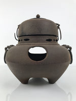 Antique Japanese Cast Iron Kettle Chagama Brazier Furo Set Pot Tea Ceremony C35-KT - Kettle-chidorivintage.com