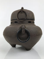 Antique Japanese Cast Iron Kettle Chagama Brazier Furo Set Pot Tea Ceremony C35-KT - Kettle-chidorivintage.com