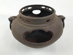 Antique Japanese Cast Iron Kettle Chagama Brazier Furo Set Pot Tea Ceremony C35-KT - Kettle-chidorivintage.com