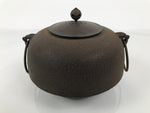 Antique Japanese Cast Iron Kettle Chagama Brazier Furo Set Pot Tea Ceremony C35-KT - Kettle-chidorivintage.com