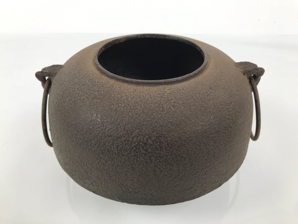 Antique Japanese Cast Iron Kettle Chagama Brazier Furo Set Pot Tea Ceremony C35-KT - Kettle-chidorivintage.com