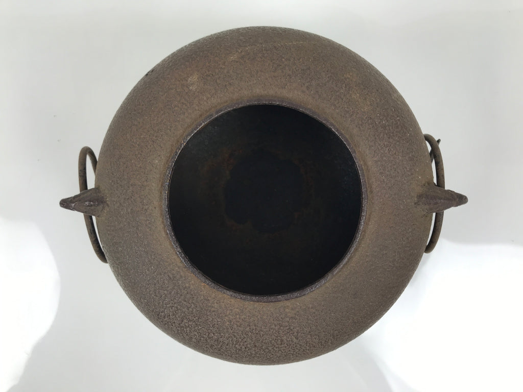 Antique Japanese Cast Iron Kettle Chagama Brazier Furo Set Pot Tea Ceremony C35-KT - Kettle-chidorivintage.com