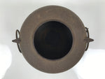 Antique Japanese Cast Iron Kettle Chagama Brazier Furo Set Pot Tea Ceremony C35-KT - Kettle-chidorivintage.com