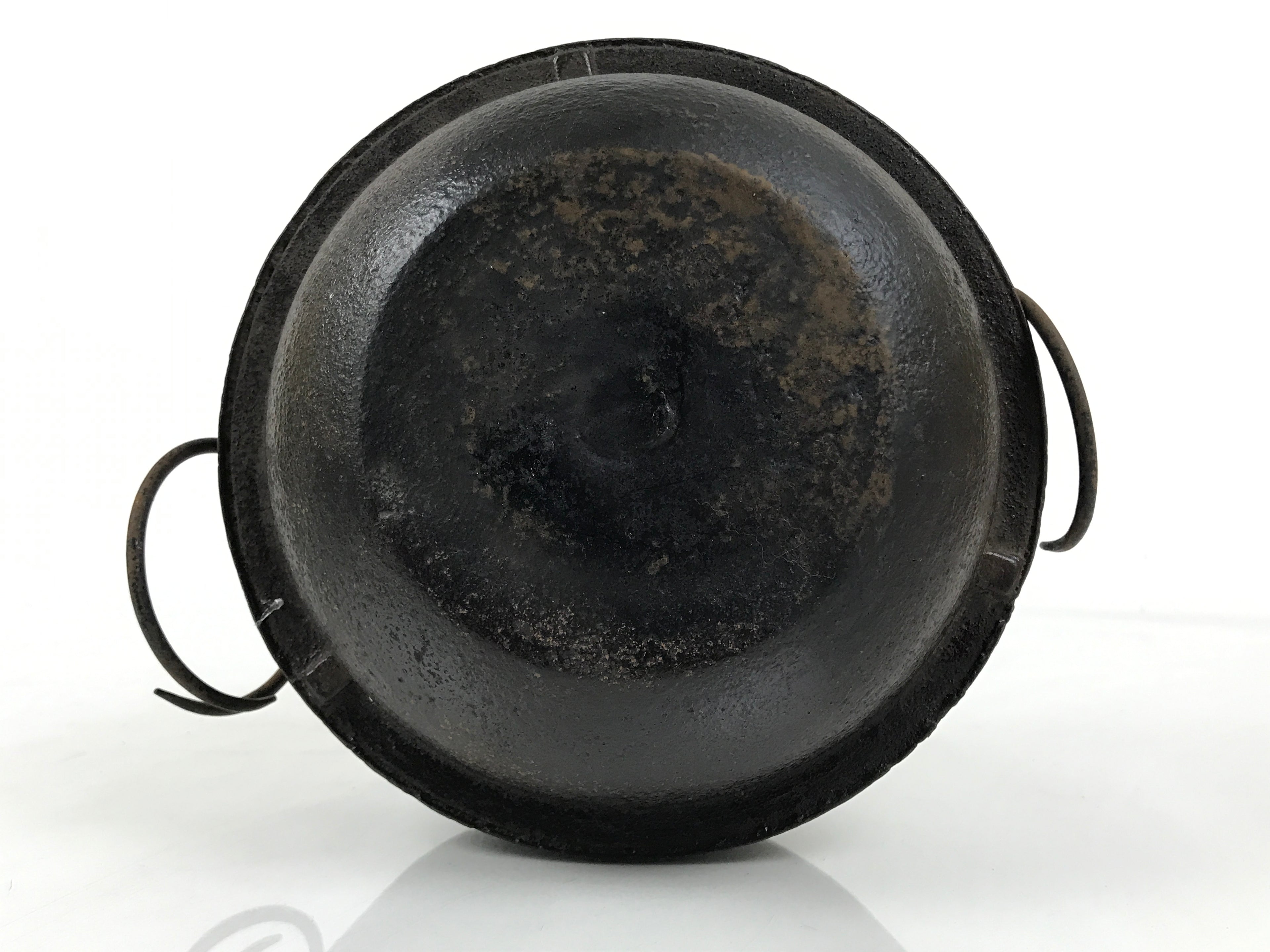 Antique Japanese Cast Iron Kettle Chagama Brazier Furo Set Pot Tea Ceremony C35-KT - Kettle-chidorivintage.com
