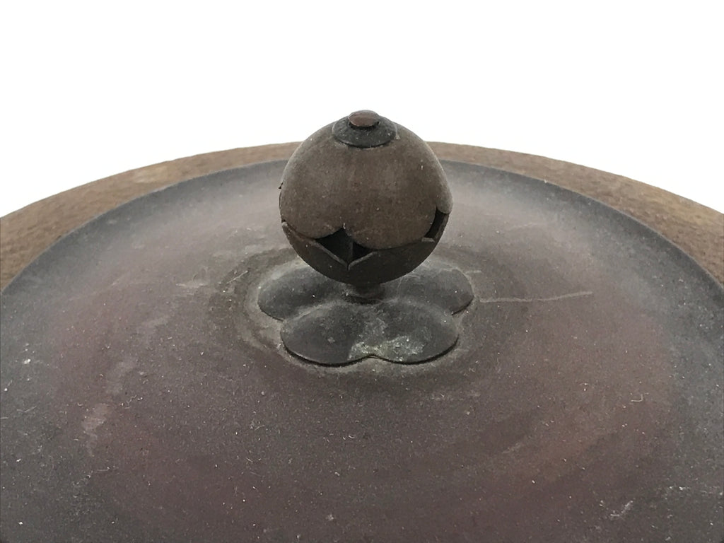 Antique Japanese Cast Iron Kettle Chagama Brazier Furo Set Pot Tea Ceremony C35-KT - Kettle-chidorivintage.com