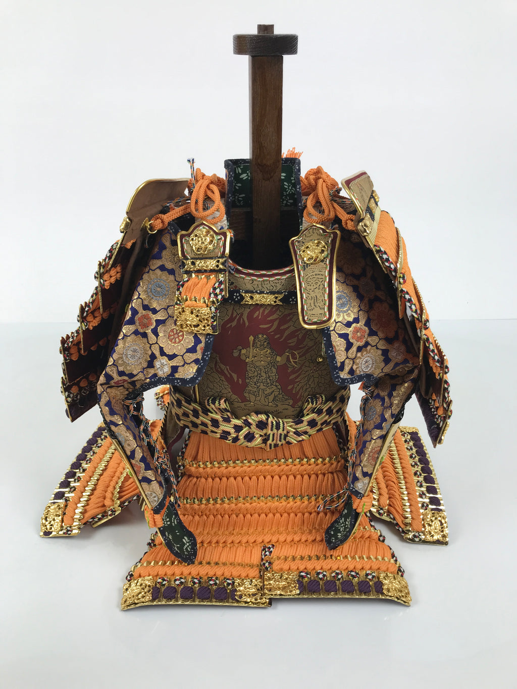 Japanese Samurai Miniature Armor Yoroi Set Vtg Boys' Festival Lacquer Box ID689-AD - Doll-chidorivintage.com