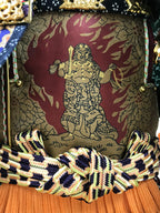 Japanese Samurai Miniature Armor Yoroi Set Vtg Boys' Festival Lacquer Box ID689-AD - Doll-chidorivintage.com