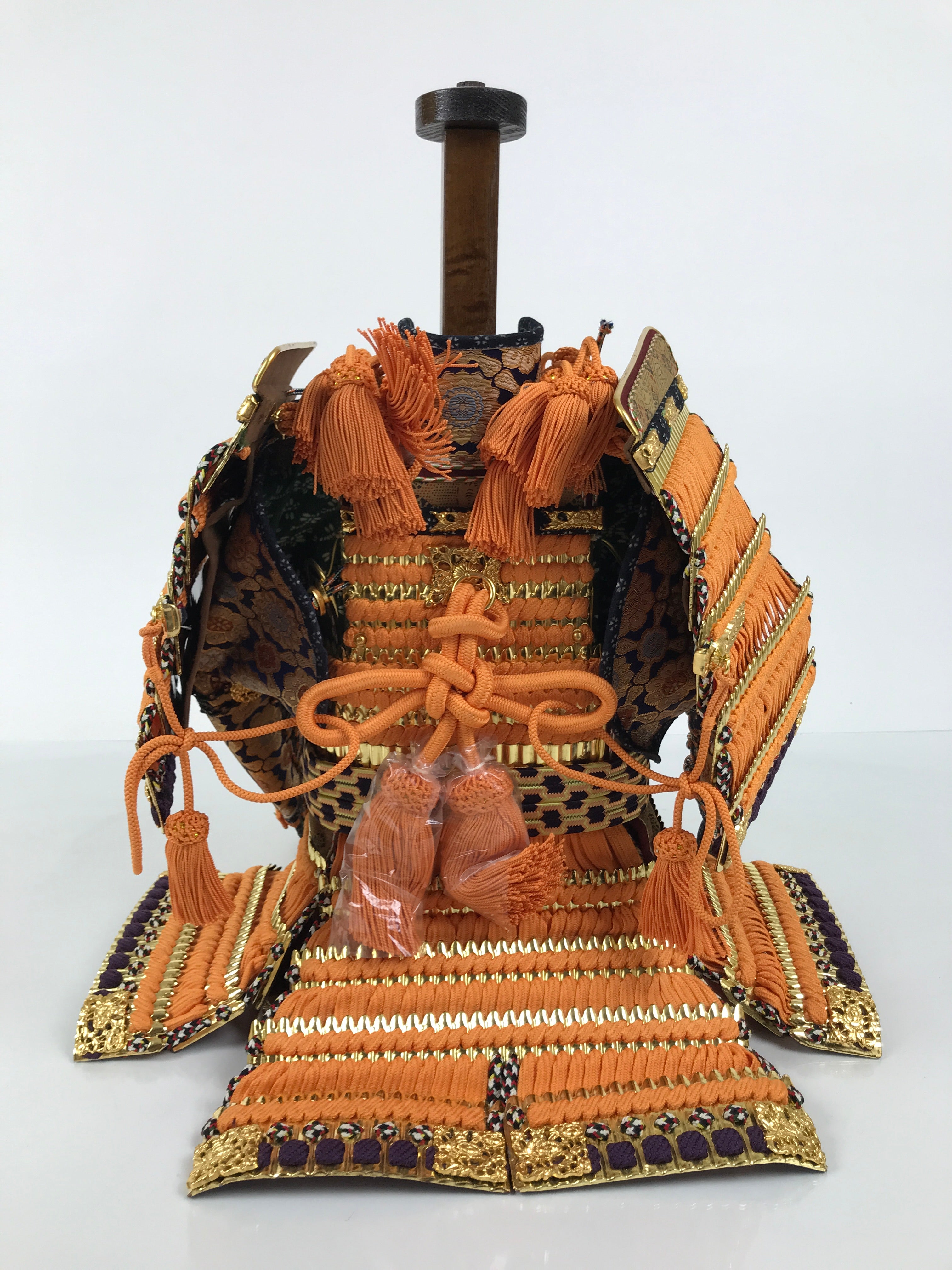 Japanese Samurai Miniature Armor Yoroi Set Vtg Boys' Festival Lacquer Box ID689-AD - Doll-chidorivintage.com