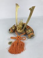 Japanese Samurai Miniature Armor Yoroi Set Vtg Boys' Festival Lacquer Box ID689-AD - Doll-chidorivintage.com