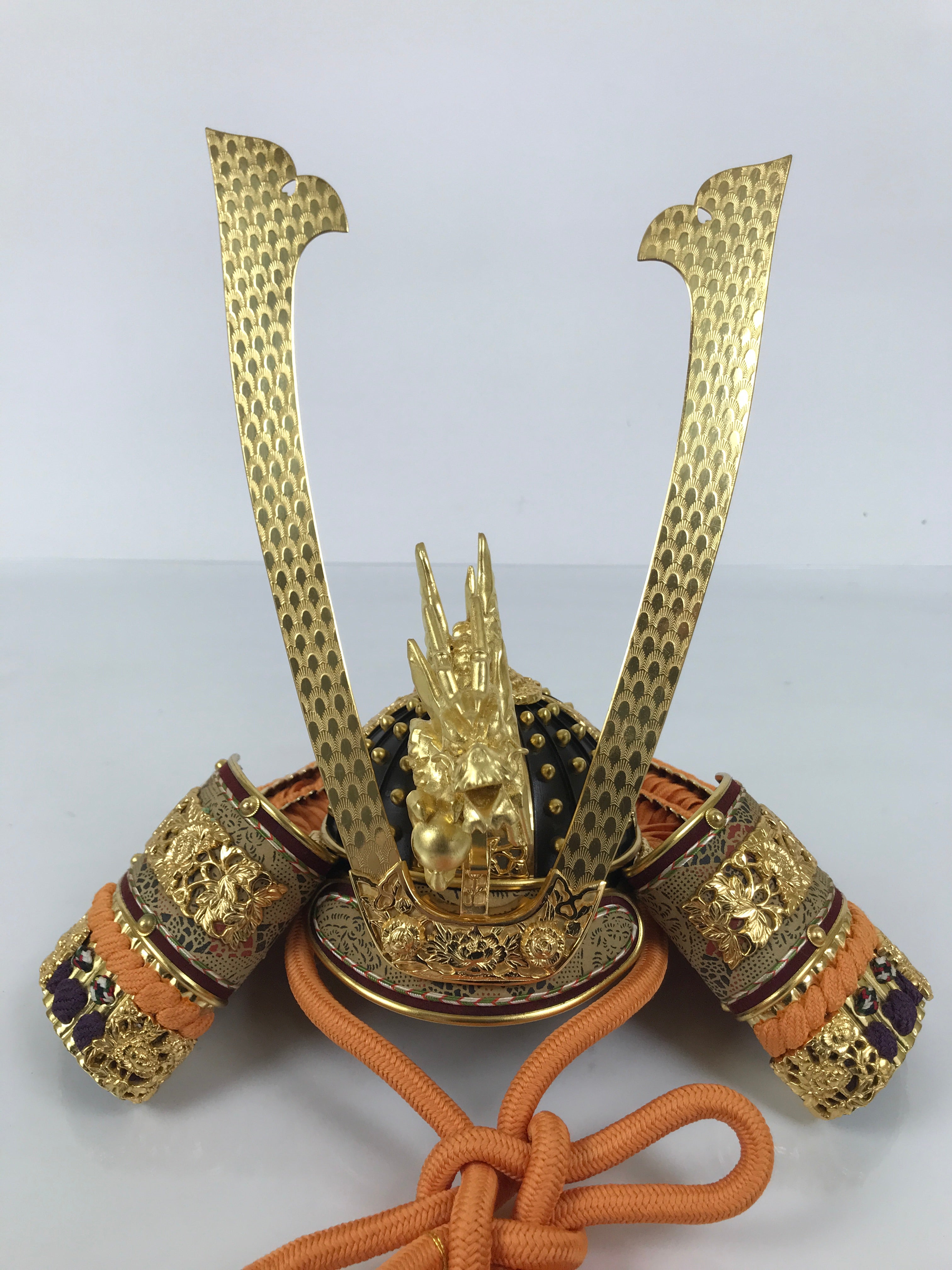 Japanese Samurai Miniature Armor Yoroi Set Vtg Boys' Festival Lacquer Box ID689-AD - Doll-chidorivintage.com