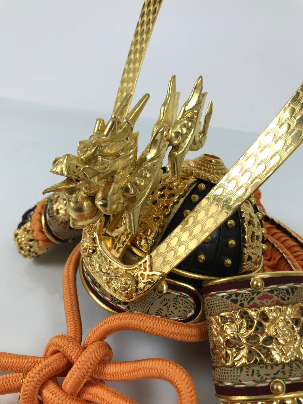 Japanese Samurai Miniature Armor Yoroi Set Vtg Boys' Festival Lacquer Box ID689-AD - Doll-chidorivintage.com