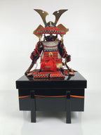 Japanese Samurai Miniature Armor Yoroi Set Vtg Boys' Festival Lacquer Box ID688-AD - Doll-chidorivintage.com
