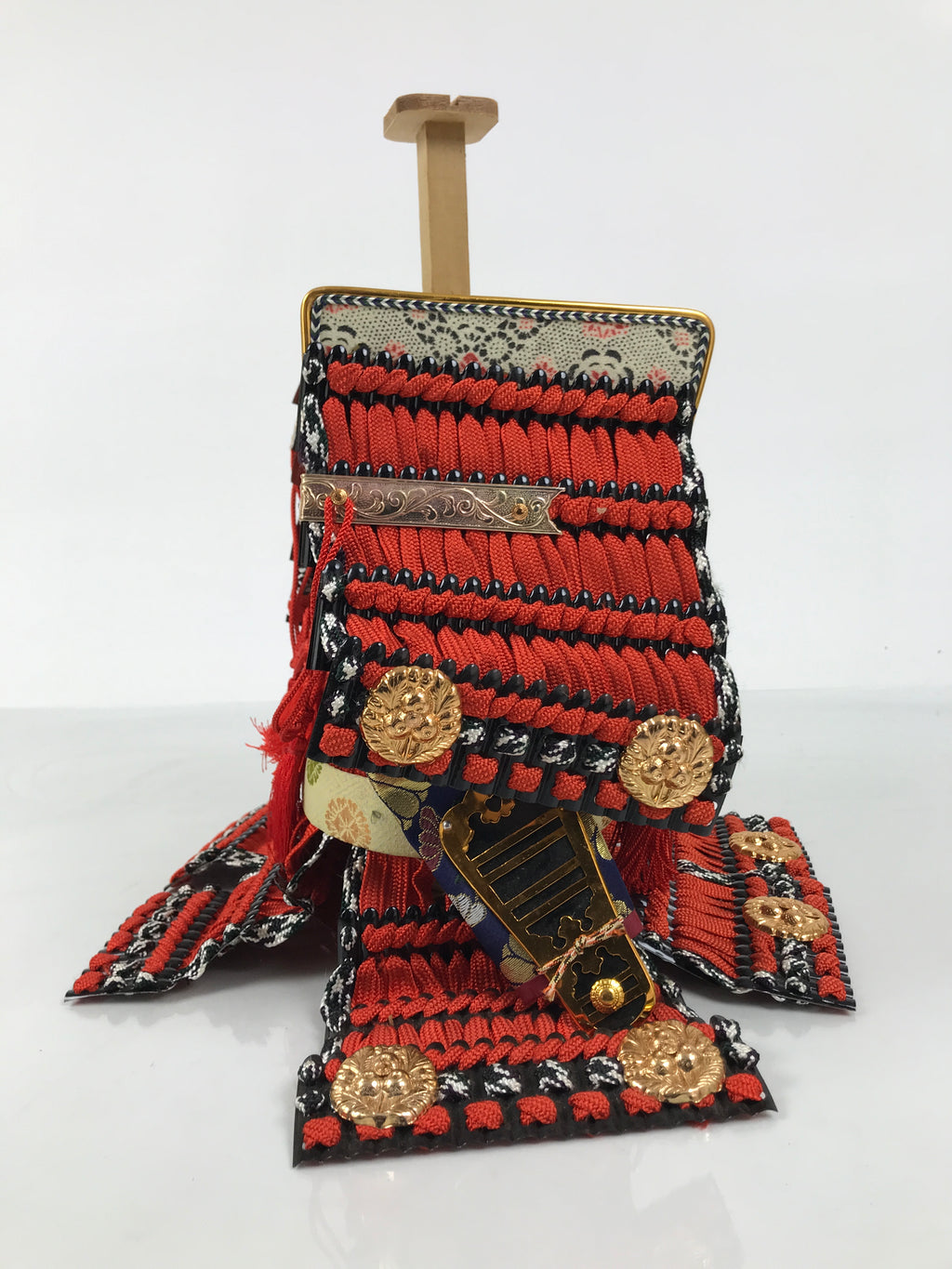 Japanese Samurai Miniature Armor Yoroi Set Vtg Boys' Festival Lacquer Box ID688-AD - Doll-chidorivintage.com