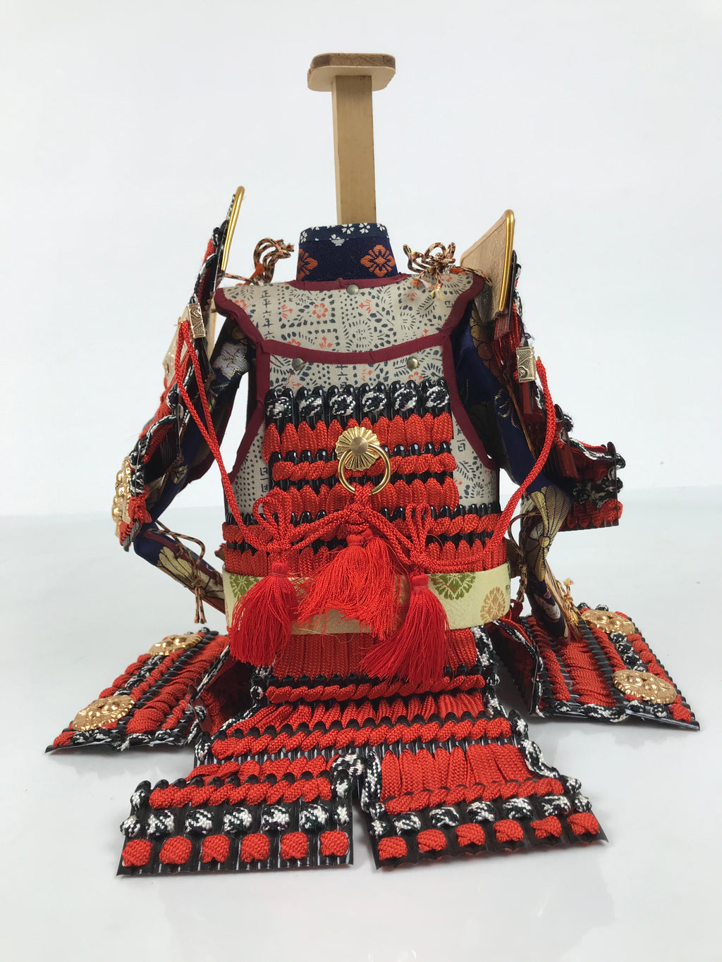 Japanese Samurai Miniature Armor Yoroi Set Vtg Boys' Festival Lacquer Box ID688-AD - Doll-chidorivintage.com