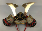 Japanese Samurai Miniature Armor Yoroi Set Vtg Boys' Festival Lacquer Box ID688-AD - Doll-chidorivintage.com