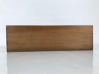 Vintage Japanese Wooden Pottery Storage Box Inside 55.5x16x16cm Brown X232-FB - Wooden Box-chidorivintage.com