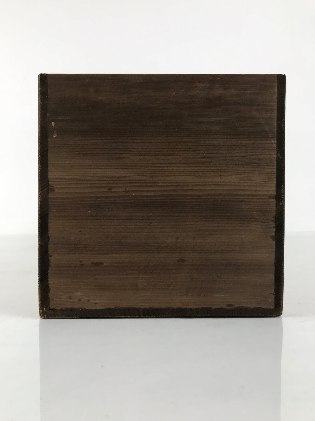 Vintage Japanese Wooden Pottery Storage Box Inside 55.5x16x16cm Brown X232-FB - Wooden Box-chidorivintage.com