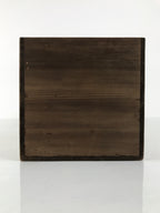 Vintage Japanese Wooden Pottery Storage Box Inside 55.5x16x16cm Brown X232-FB - Wooden Box-chidorivintage.com