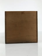 Vintage Japanese Wooden Pottery Storage Box Inside 55.5x16x16cm Brown X232-FB - Wooden Box-chidorivintage.com