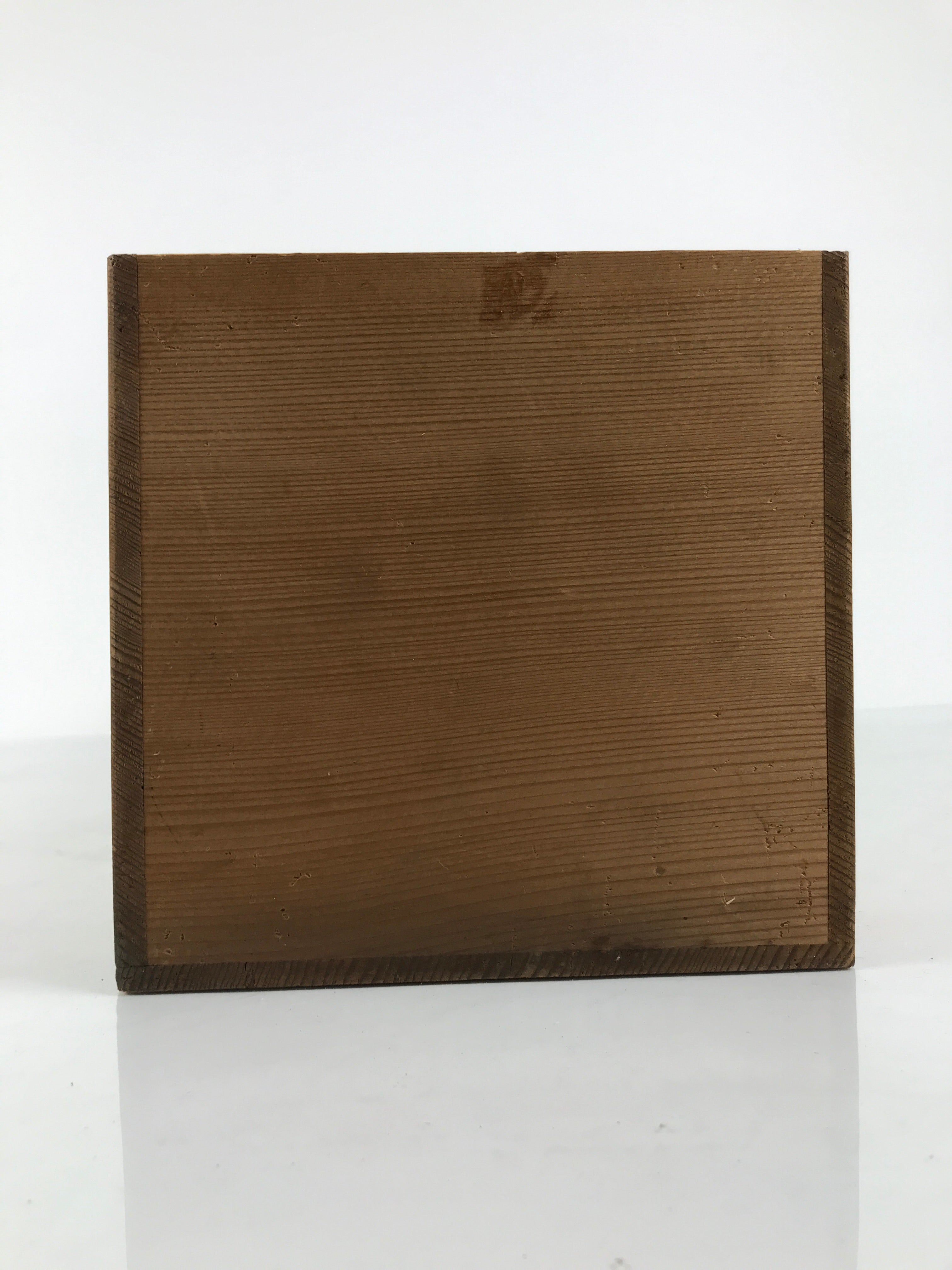 Vintage Japanese Wooden Pottery Storage Box Inside 55.5x16x16cm Brown X232-FB - Wooden Box-chidorivintage.com