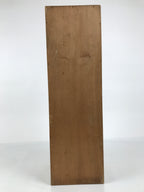 Vintage Japanese Wooden Pottery Storage Box Inside 55.5x16x16cm Brown X232-FB - Wooden Box-chidorivintage.com