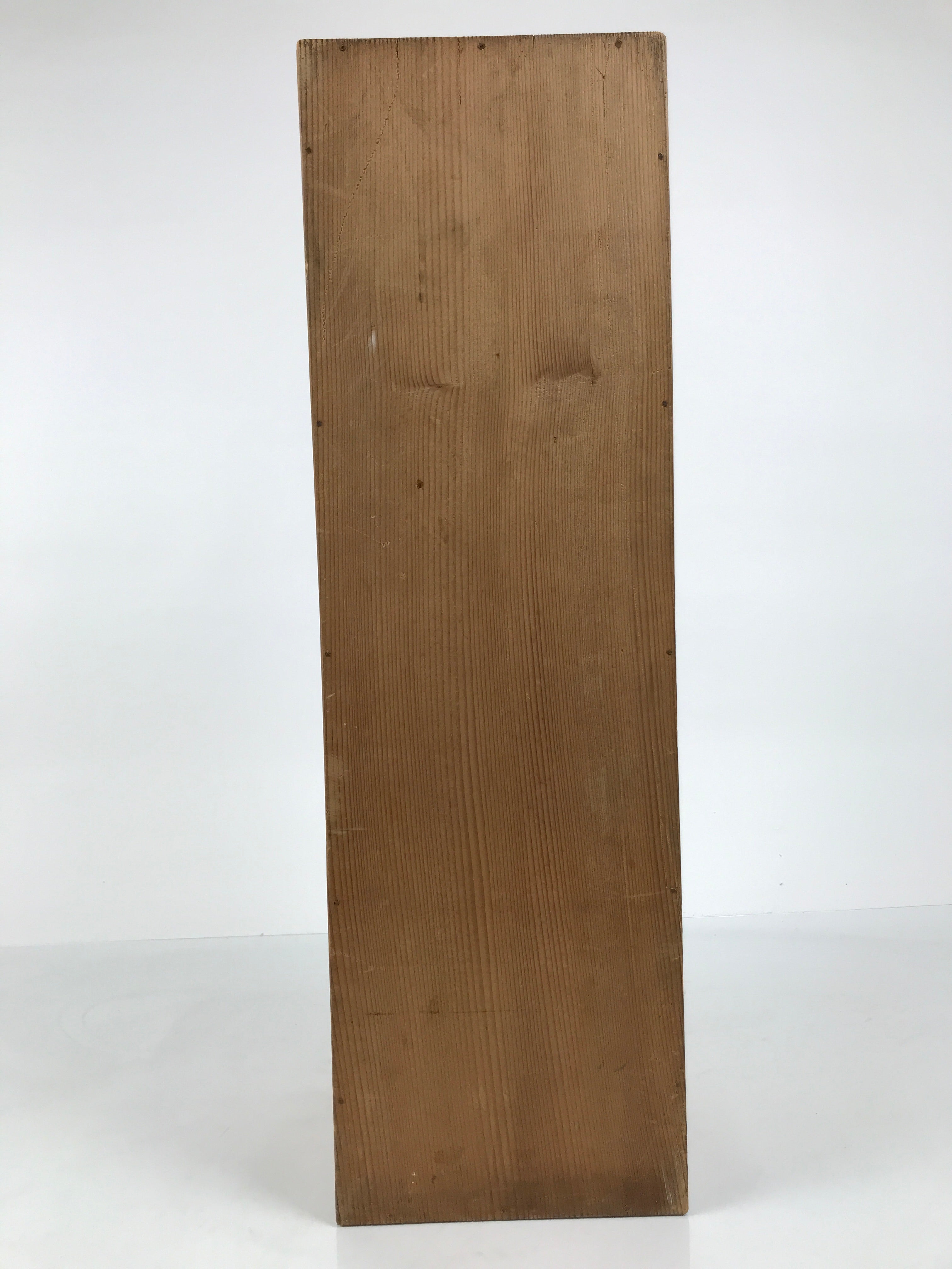 Vintage Japanese Wooden Pottery Storage Box Inside 55.5x16x16cm Brown X232-FB - Wooden Box-chidorivintage.com