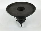 Antique Japanese Bronze Usubata Flower Vase Ikebana Arrangement 2pc Kabin UB66-KT - Vase-chidorivintage.com