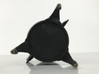 Antique Japanese Bronze Usubata Flower Vase Ikebana Arrangement 2pc Kabin UB66-KT - Vase-chidorivintage.com