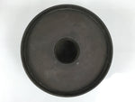 Antique Japanese Bronze Usubata Flower Vase Ikebana Arrangement 2pc Kabin UB66-KT - Vase-chidorivintage.com