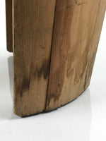 Japanese Handmade Natural Wood High Bucket Vtg Chozuoke Oke Legs Water BK58-OT - Wood-chidorivintage.com